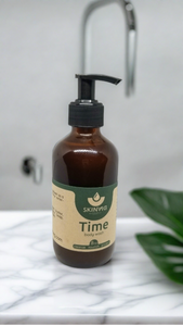 Restore your skin's natural balance and radiance with "Time" Face and Body Wash. This gentle yet effective formula is made with African black soap, known for its natural cleansing and nourishing properties. Give your skin a refreshing and healthy boost with "Time" wash.