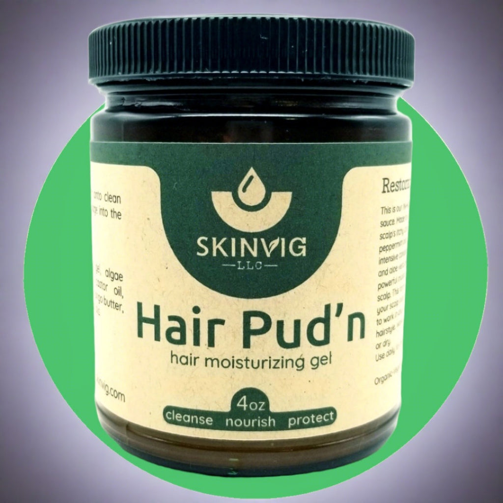 Experience strong, nourished curls with Hair Pud'n Moisturizing Hair Gel. Its unique blend of sea moss, aloe vera, and avocado oil deeply hydrates and strengthens hair for improved texture and shine. Say goodbye to frizz and hello to luscious, healthy locks.